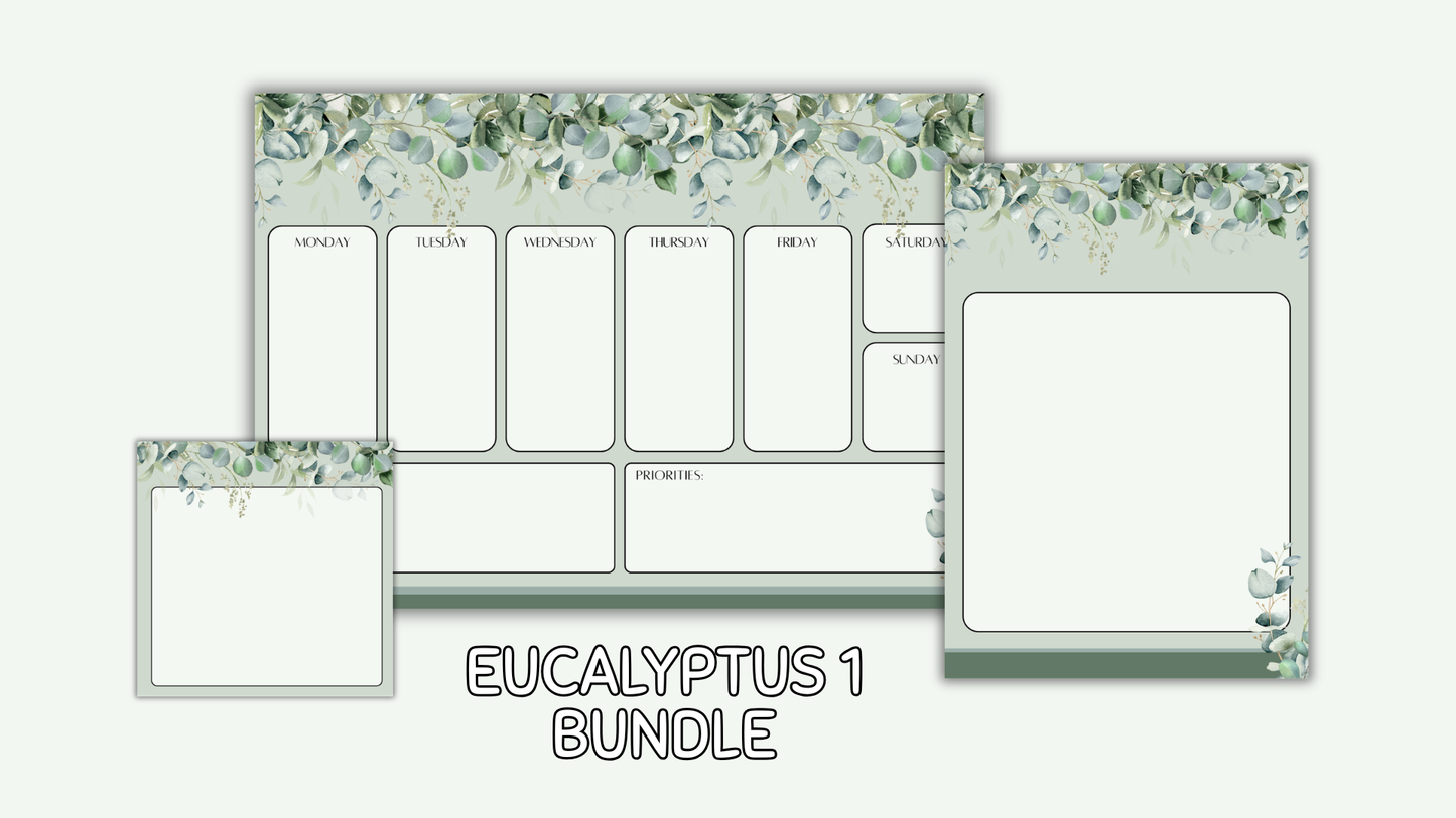 Eucalyptus 1 Matching Stationery Bundle