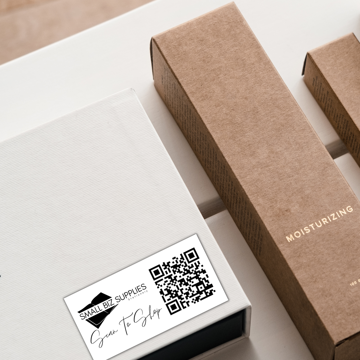 Scan To Shop QR Code Stickers
