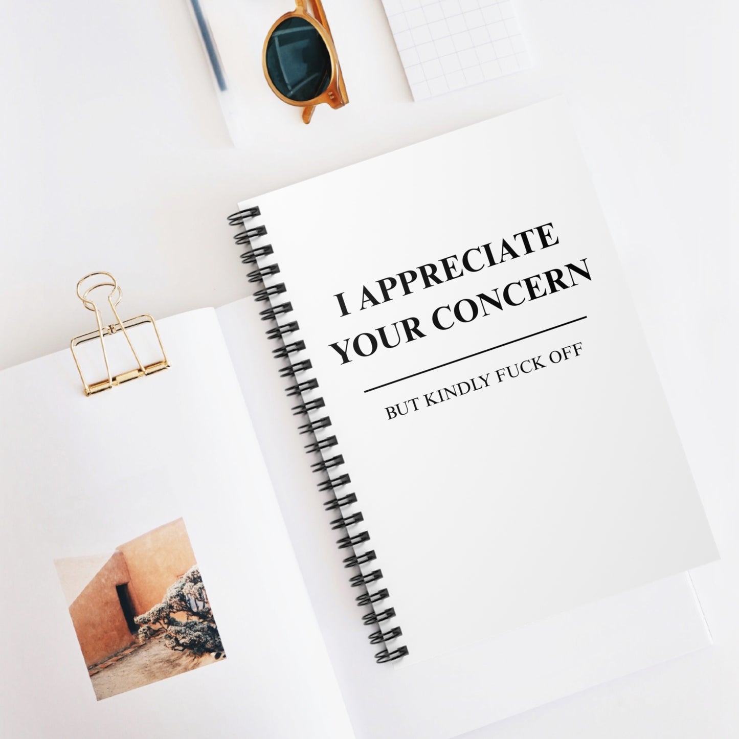 I Appreciate Your Concern - Sarcasm Notebook
