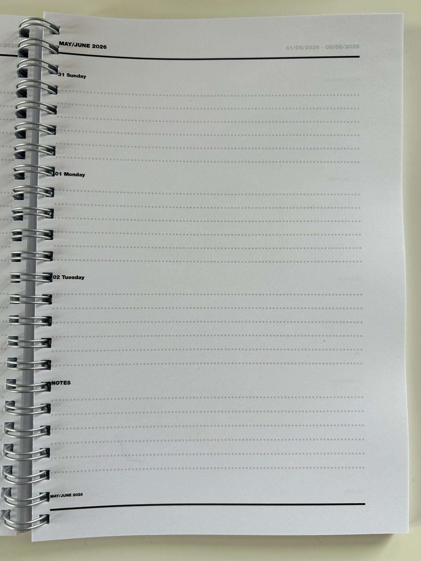 OOPS DIARY - Here We Fucking Go Again 2026 Week To View Diary Spiral Bound A5