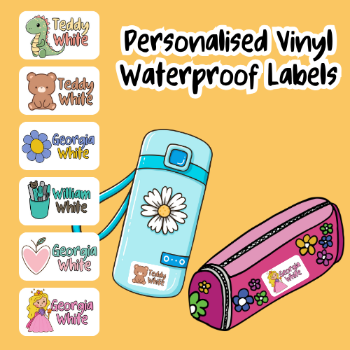 Personalised Vinyl Waterproof Stickers