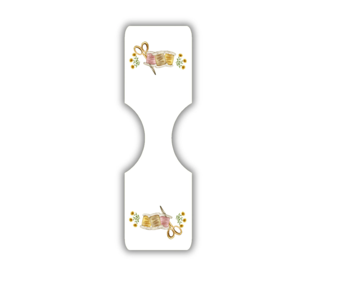 50x Scrunchie Tags - Personalised With Logo