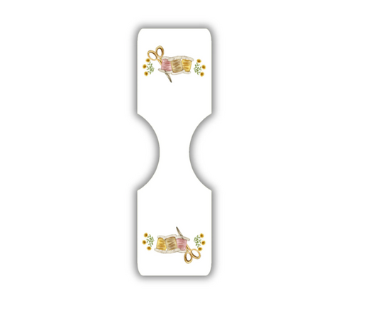 50x Scrunchie Tags - Personalised With Logo