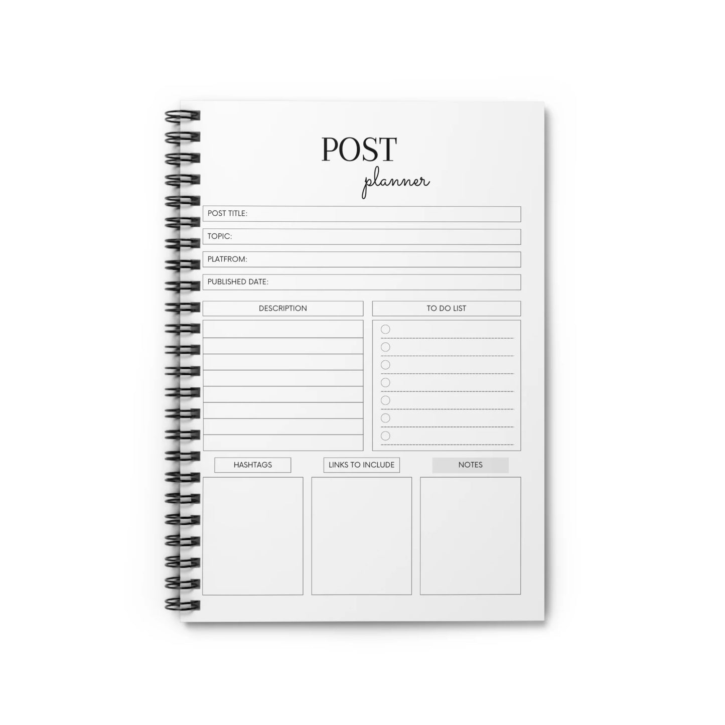 Social Media Queen Planner