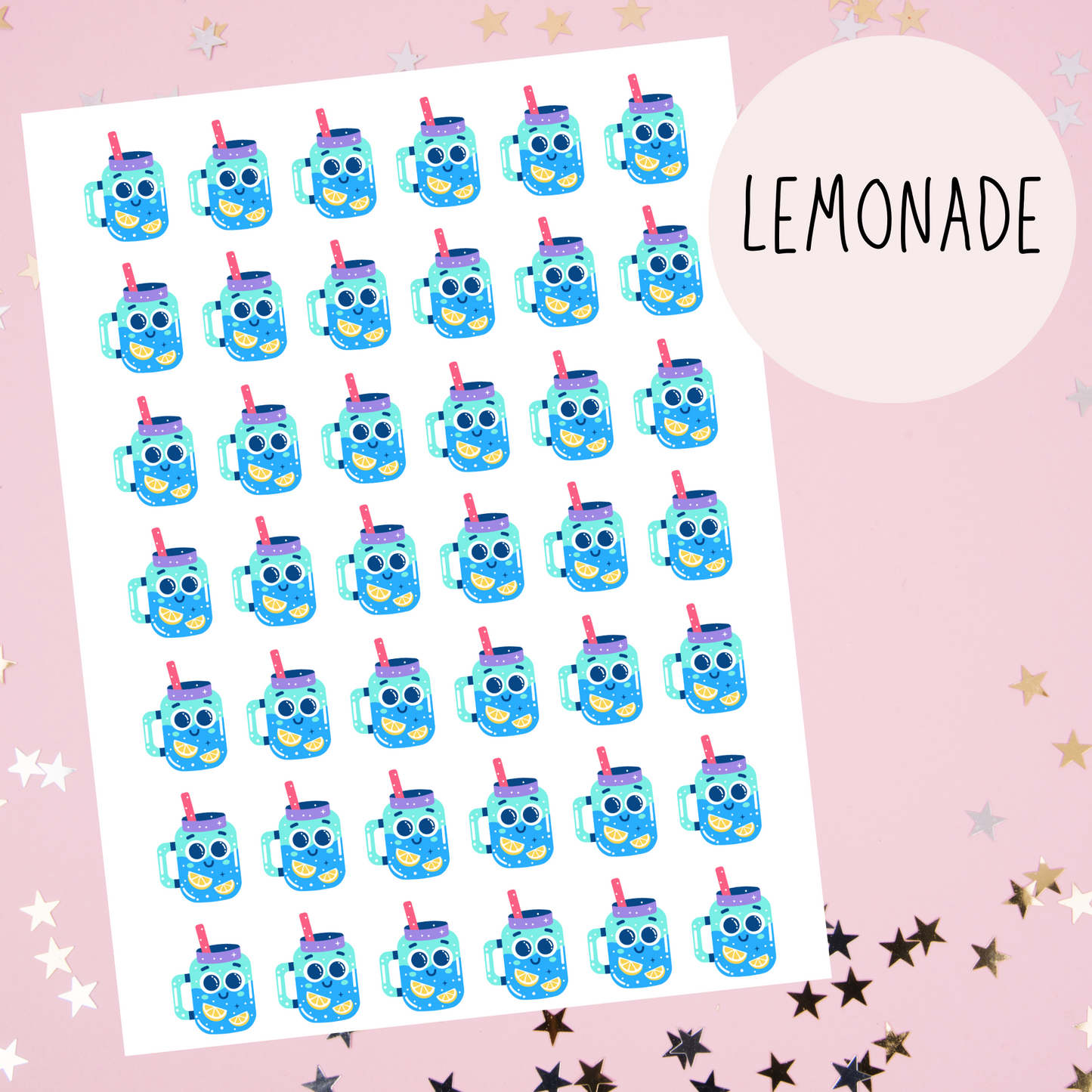 Lemonade Planner Stickers