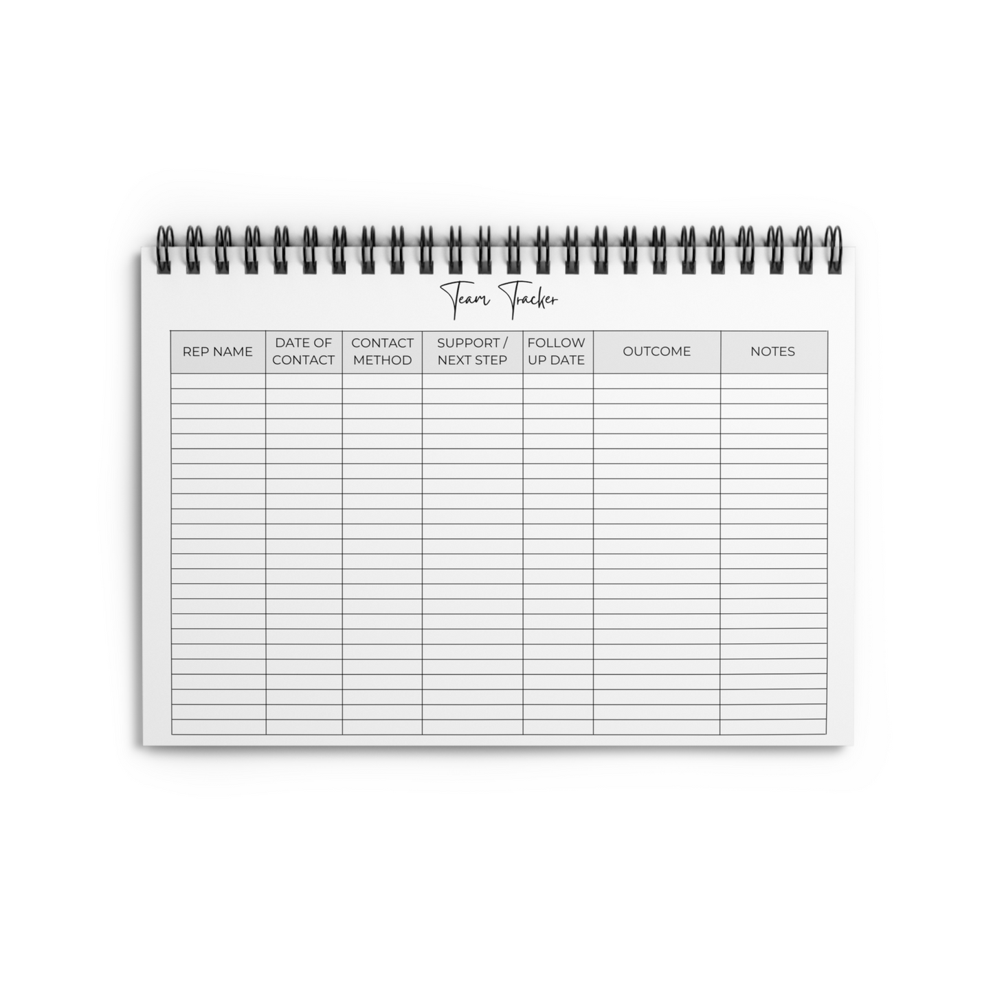 Team Tracker Planner - Network Marketing