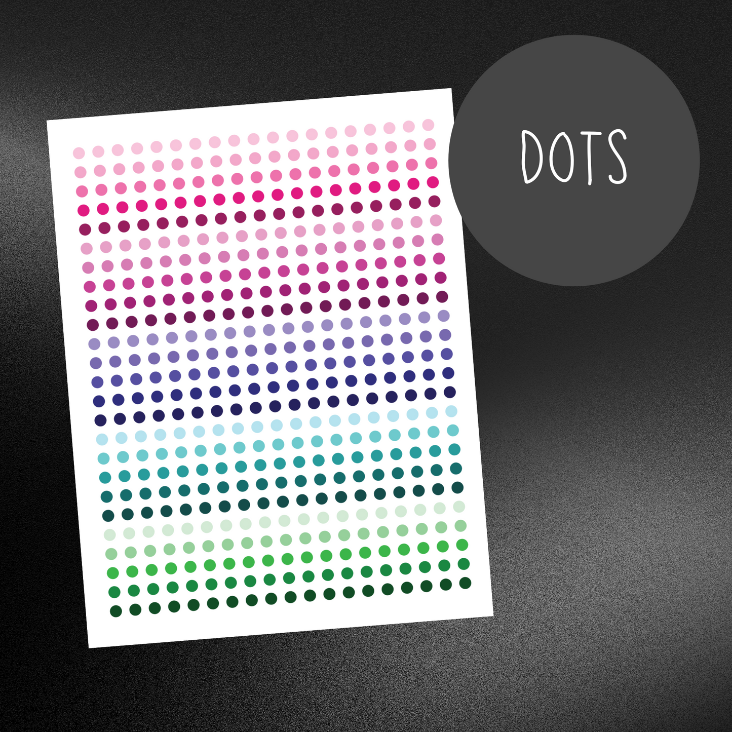 Dots Planner Stickers