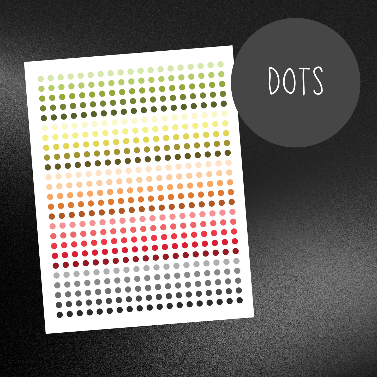 Dots Planner Stickers