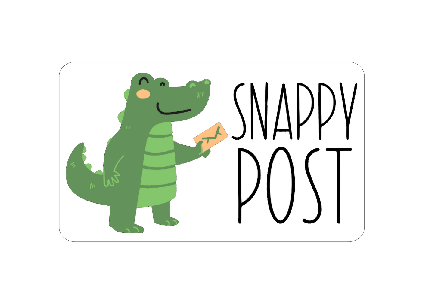 Snappy Post Stickers - Happy Post