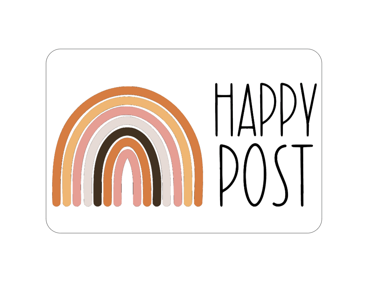 Happy Post Stickers