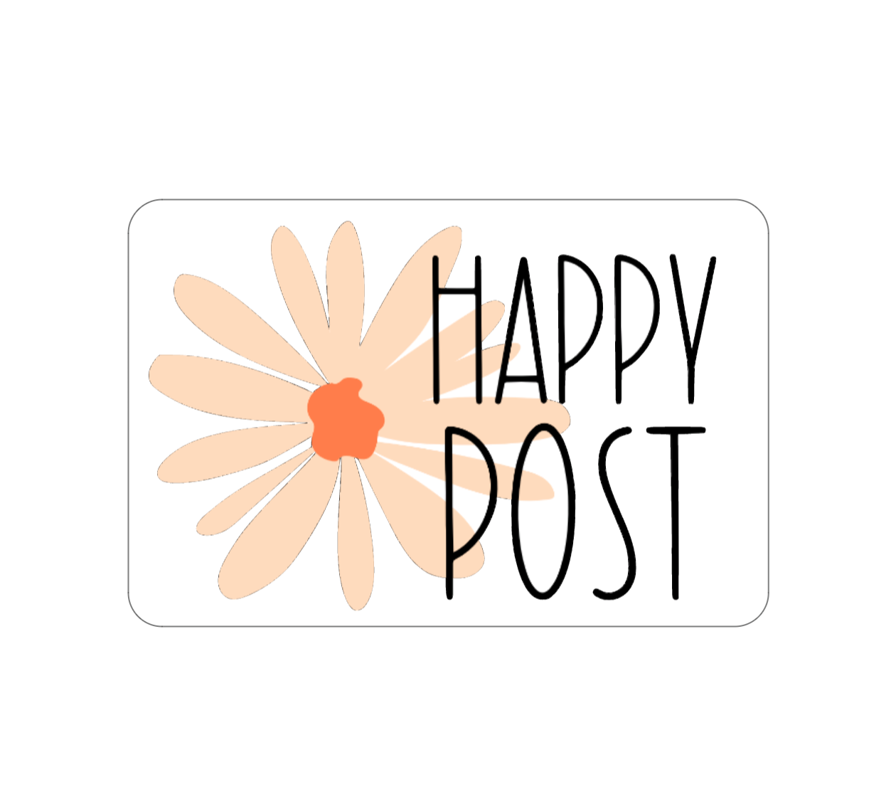 Happy Post Stickers