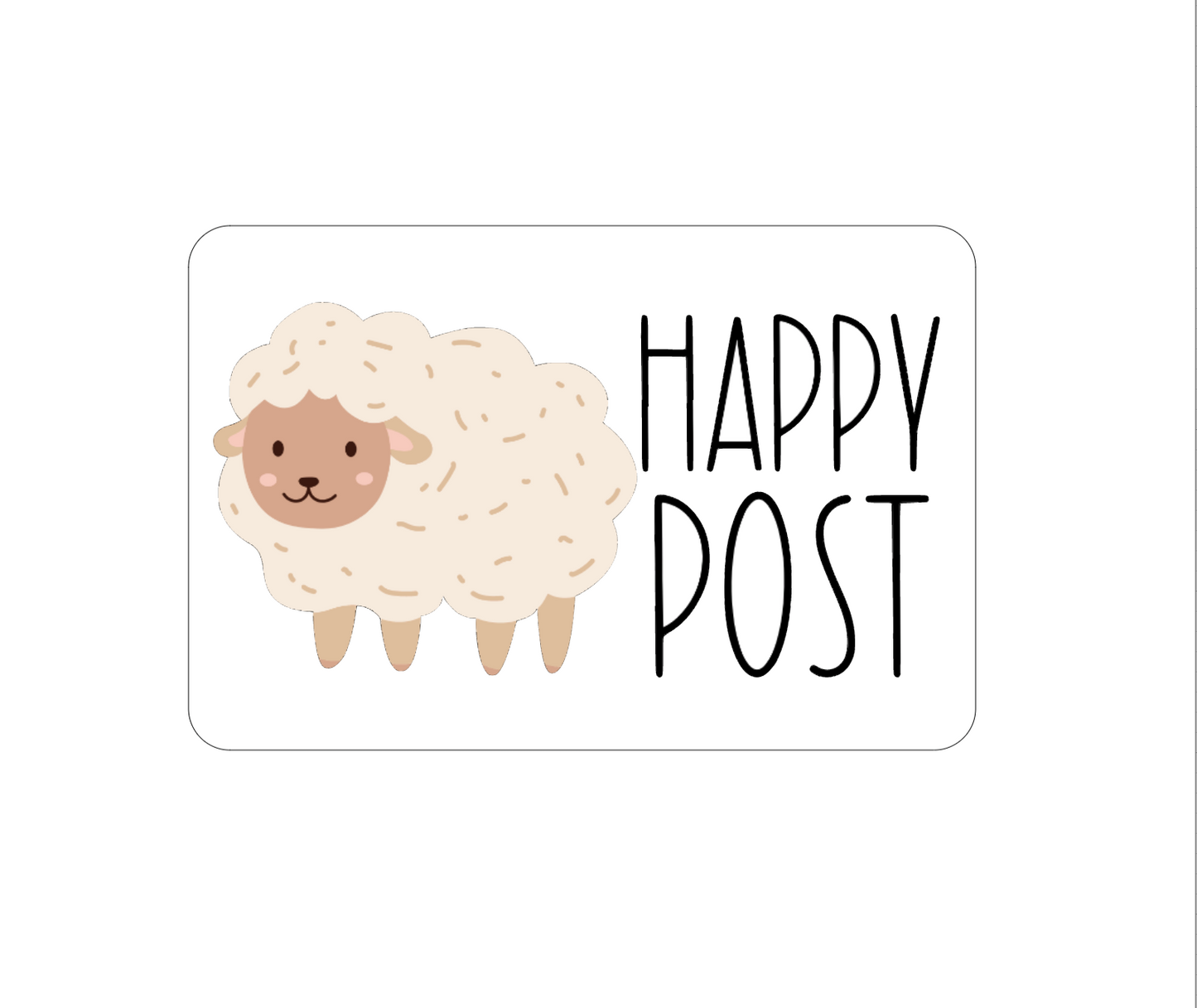 Happy Post Stickers