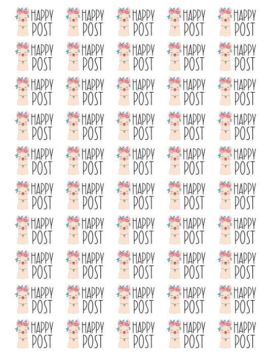 Happy Post Stickers
