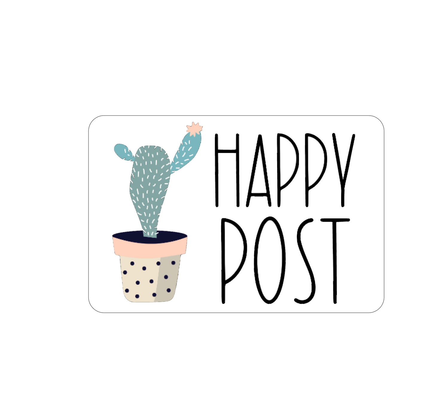 Happy Post Stickers
