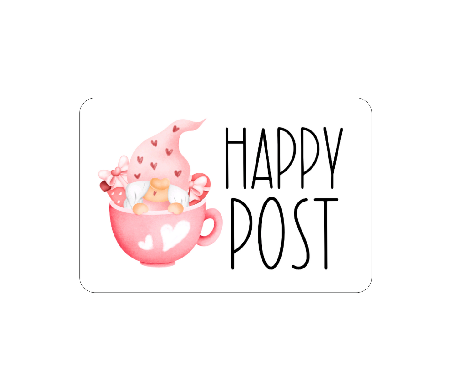 Happy Post Stickers