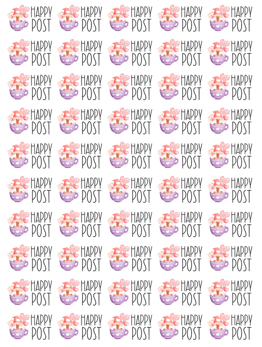 Happy Post Stickers