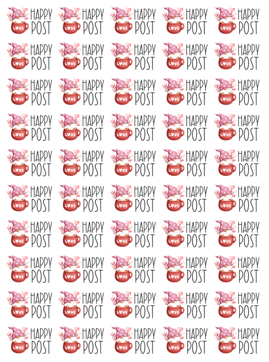 Happy Post Stickers