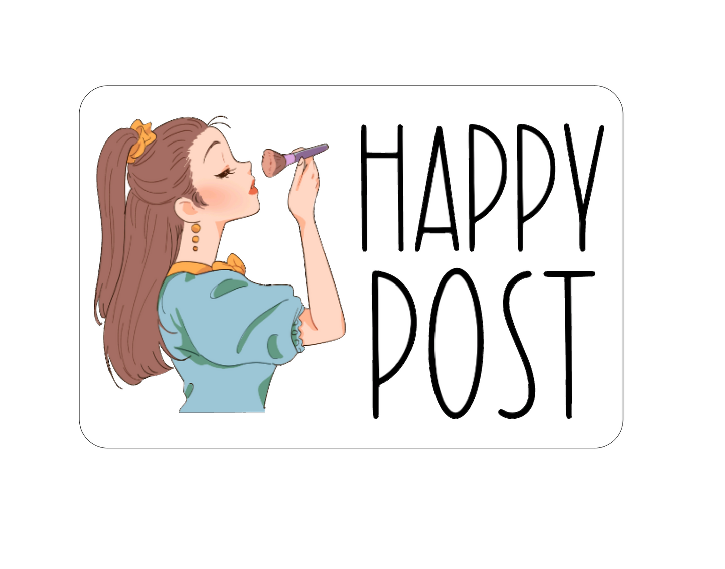 Happy Post Stickers