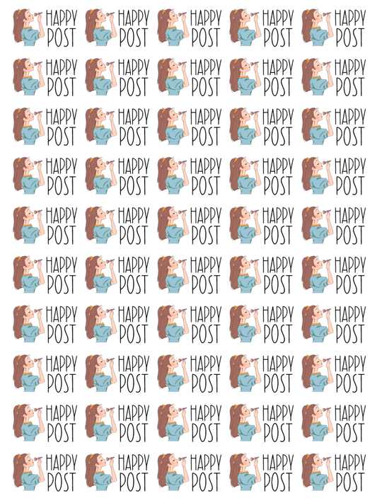 Happy Post Stickers
