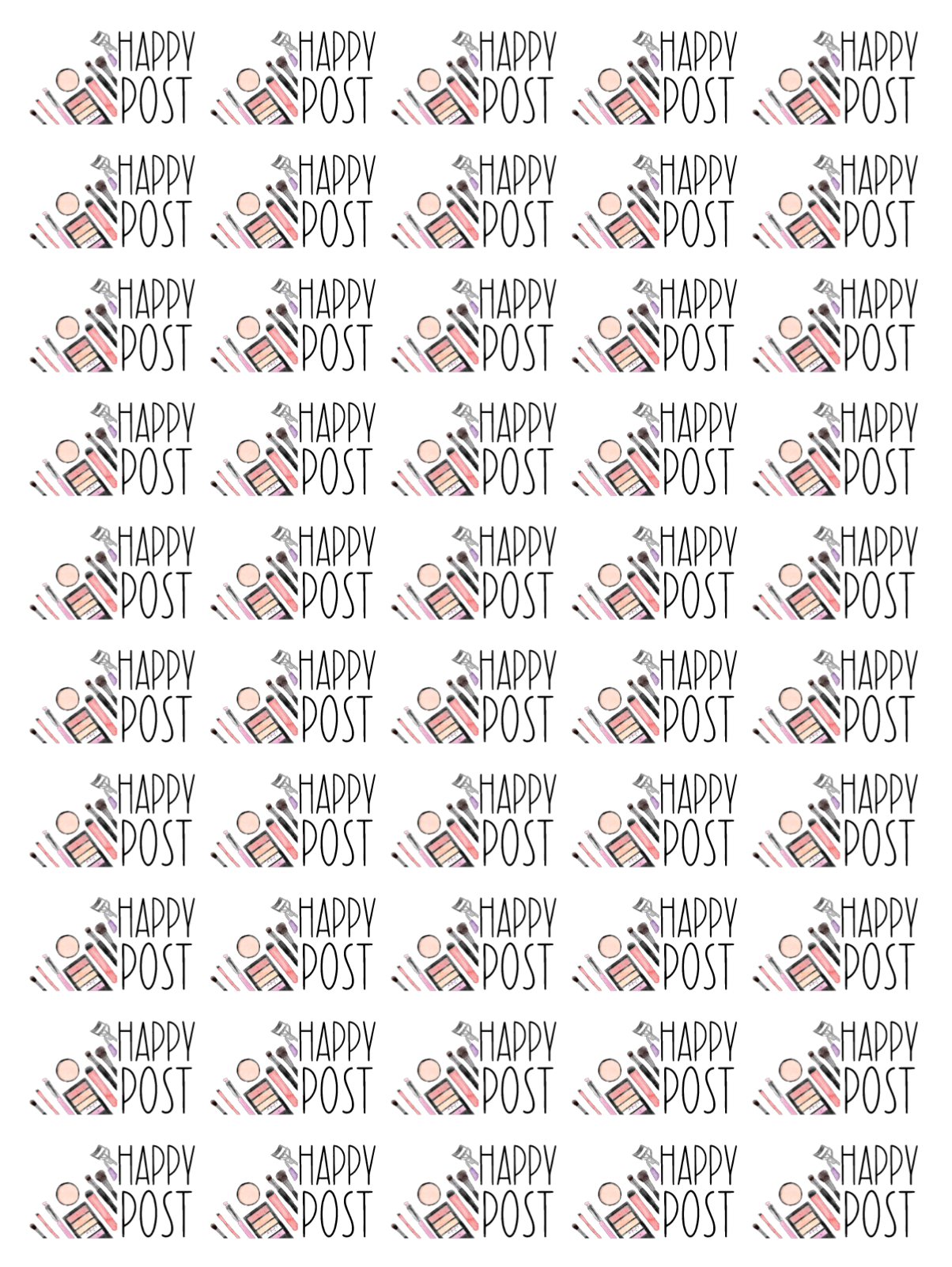 Happy Post Stickers