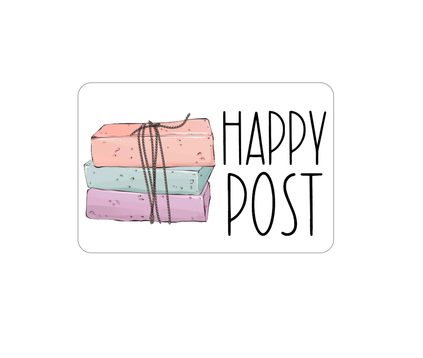 Happy Post Stickers