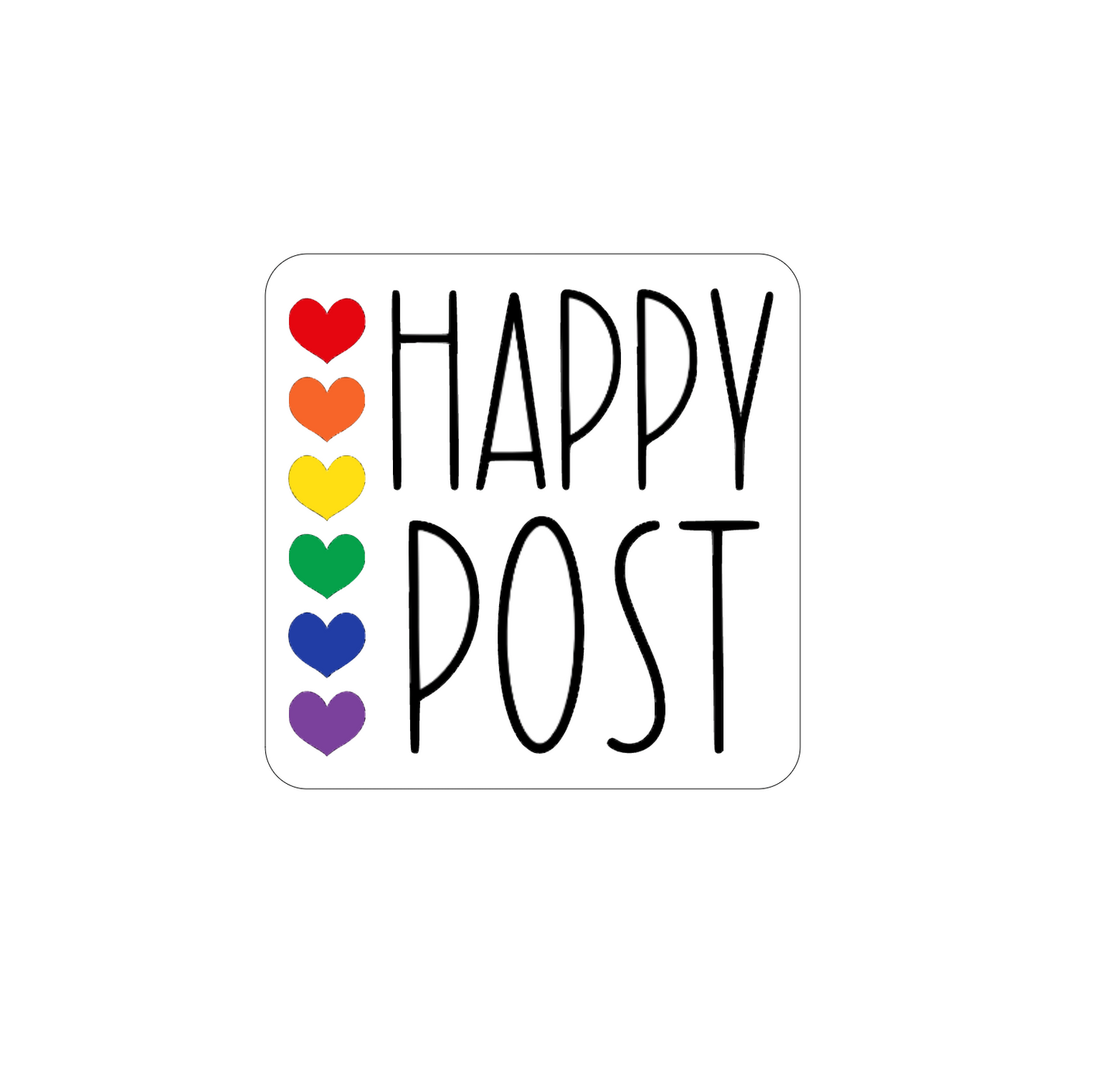 Happy Post Stickers