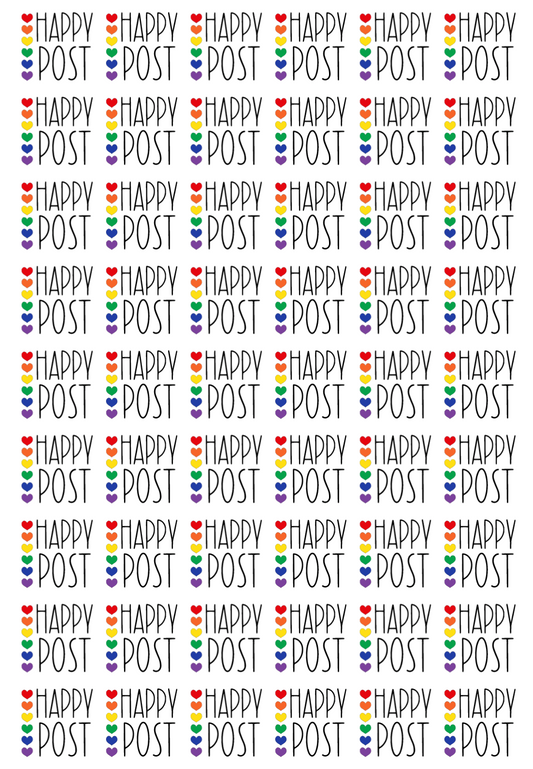 Happy Post Stickers