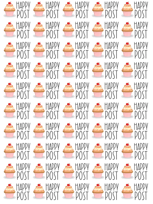 Happy Post Stickers