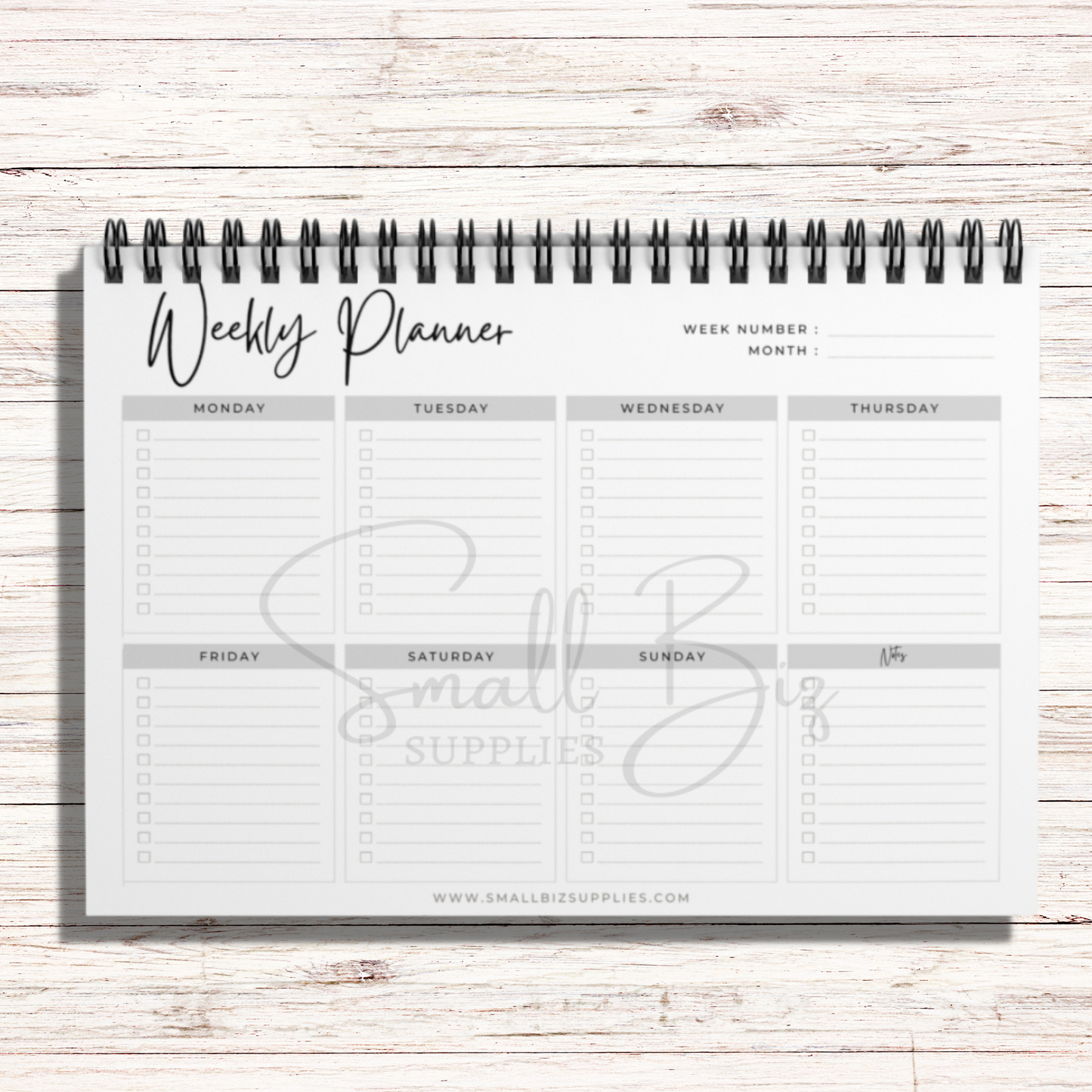 Productivity Weekly Planner - Spiral Bound