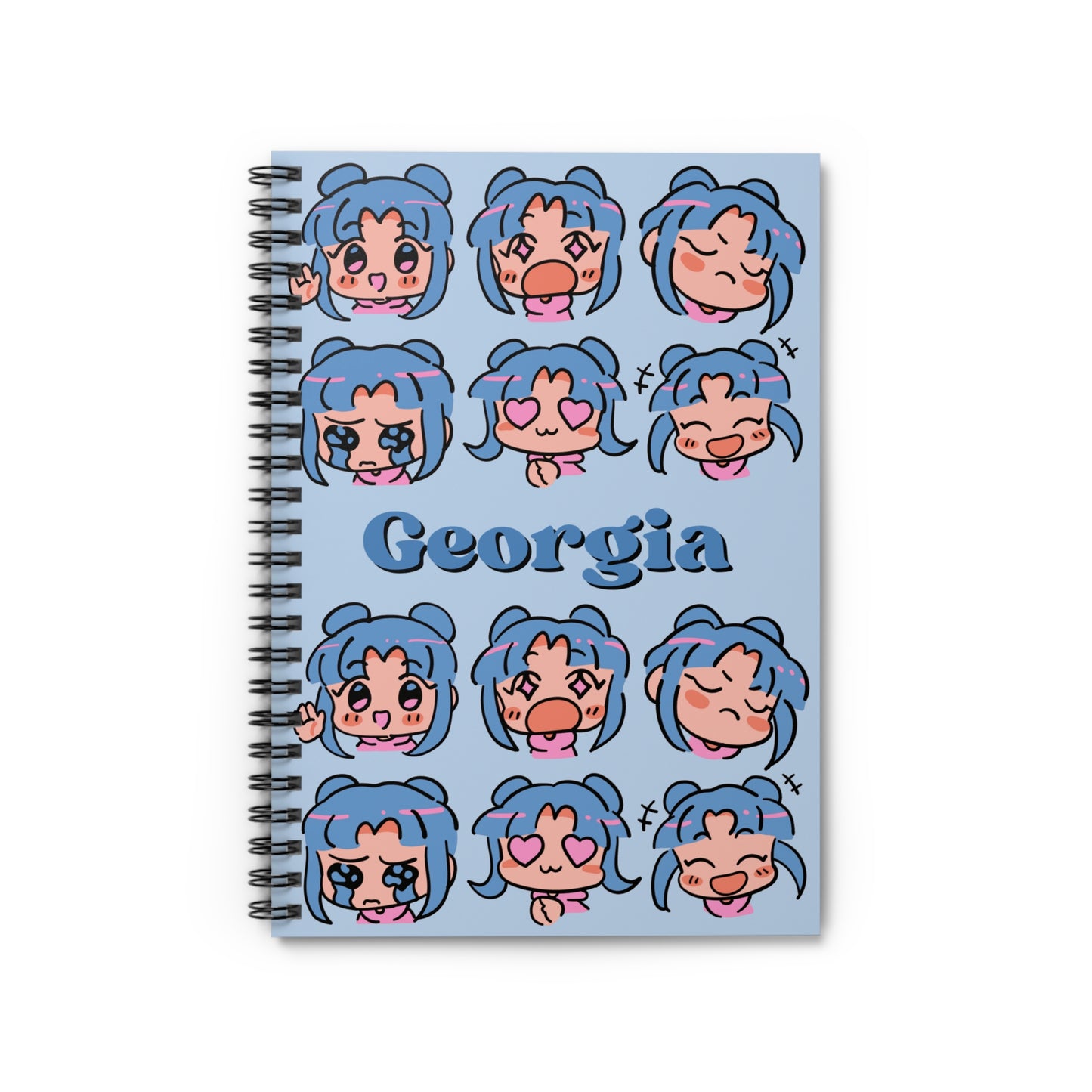 Personalised Girl Gamer Lined Notebook