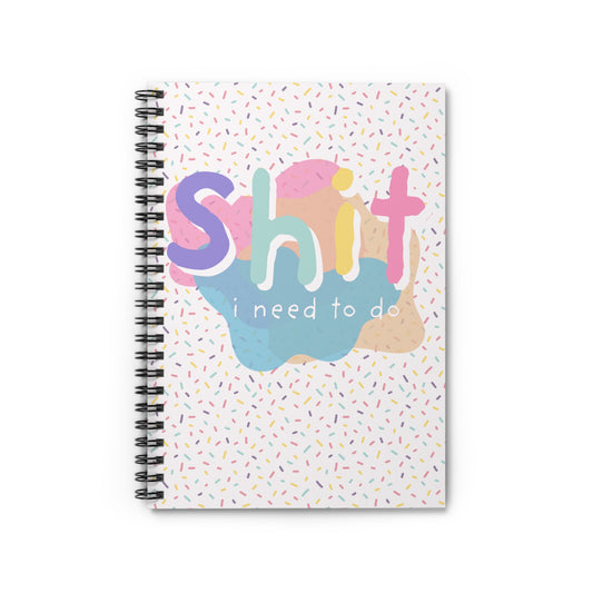 Shit I Need To Do Week To View Wire Bound Diary - Undated