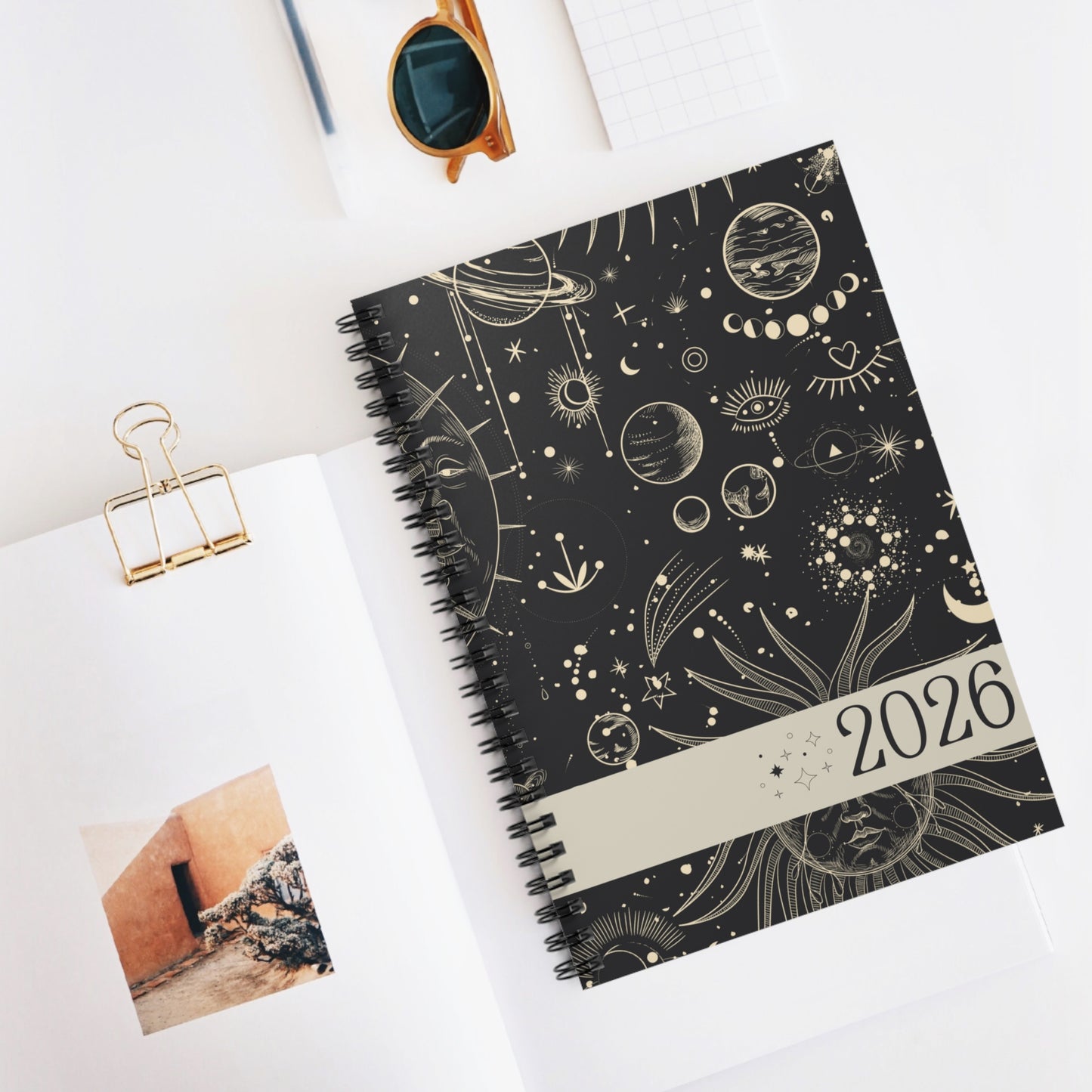 PRE ORDER - Celestial 2026 Week To View Diary Spiral Bound A5