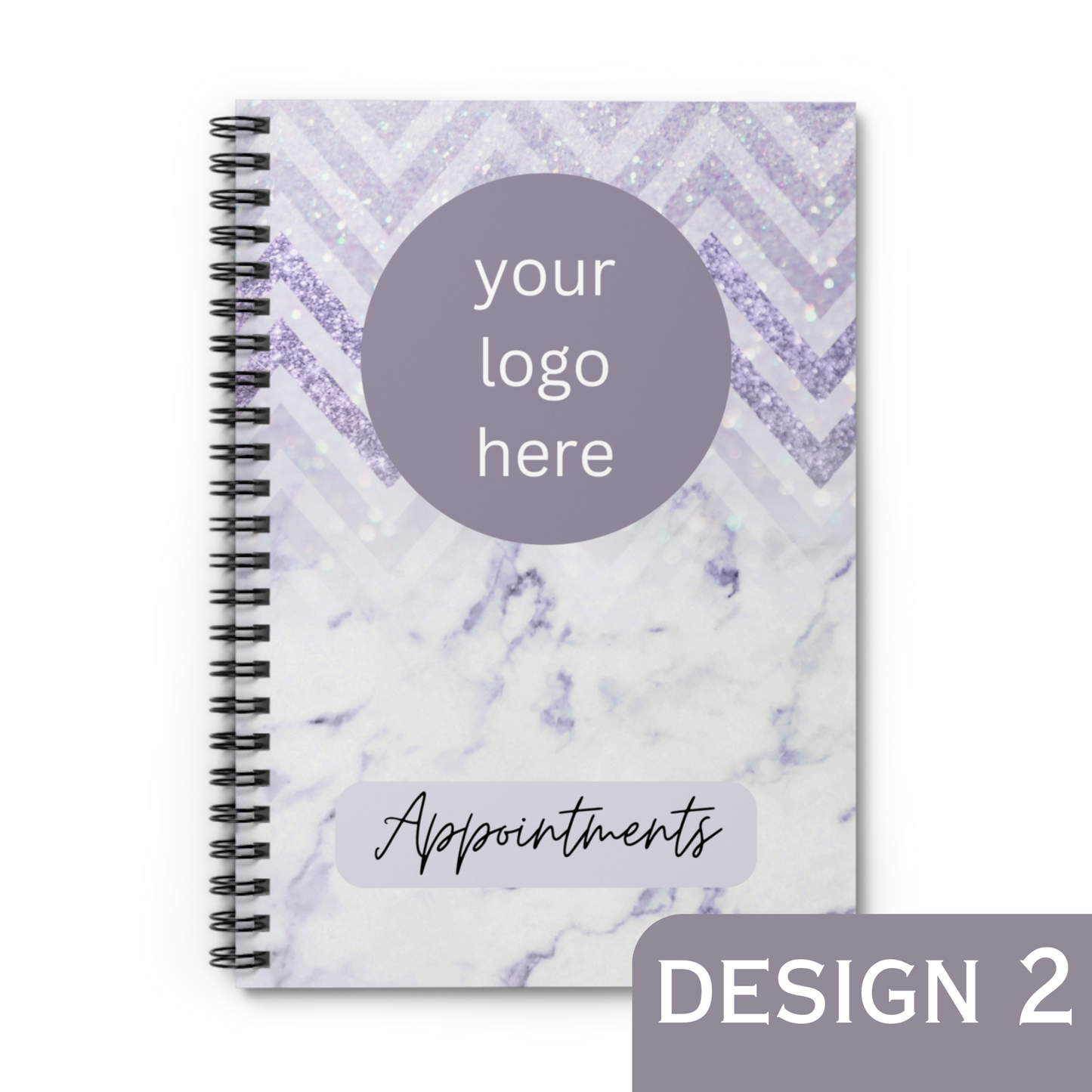 Purple Personalised Appointment Books - 5 Designs