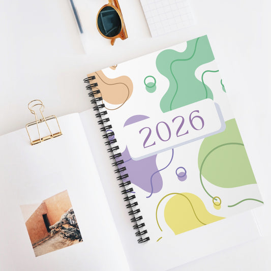 PRE ORDER - Pastel 2026 Week To View Diary Spiral Bound A5