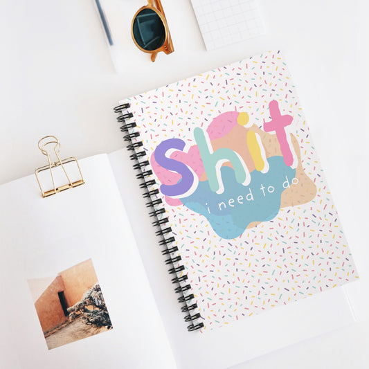 PRE ORDER - Shit I Need To Do 2026 Week To View Diary Spiral Bound A5