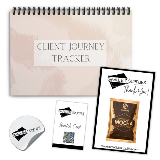 Client Journey Tracker WITHOUT Cello Bags & Glue Dots - Business Bundle