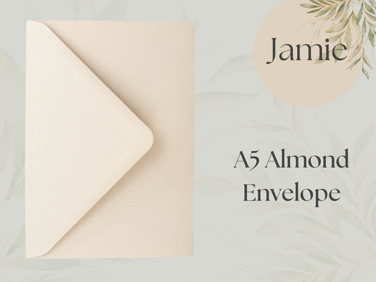 Jamie Botanical Wedding A5 Envelope