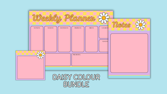 Daisy Colour Matching Stationery Bundle