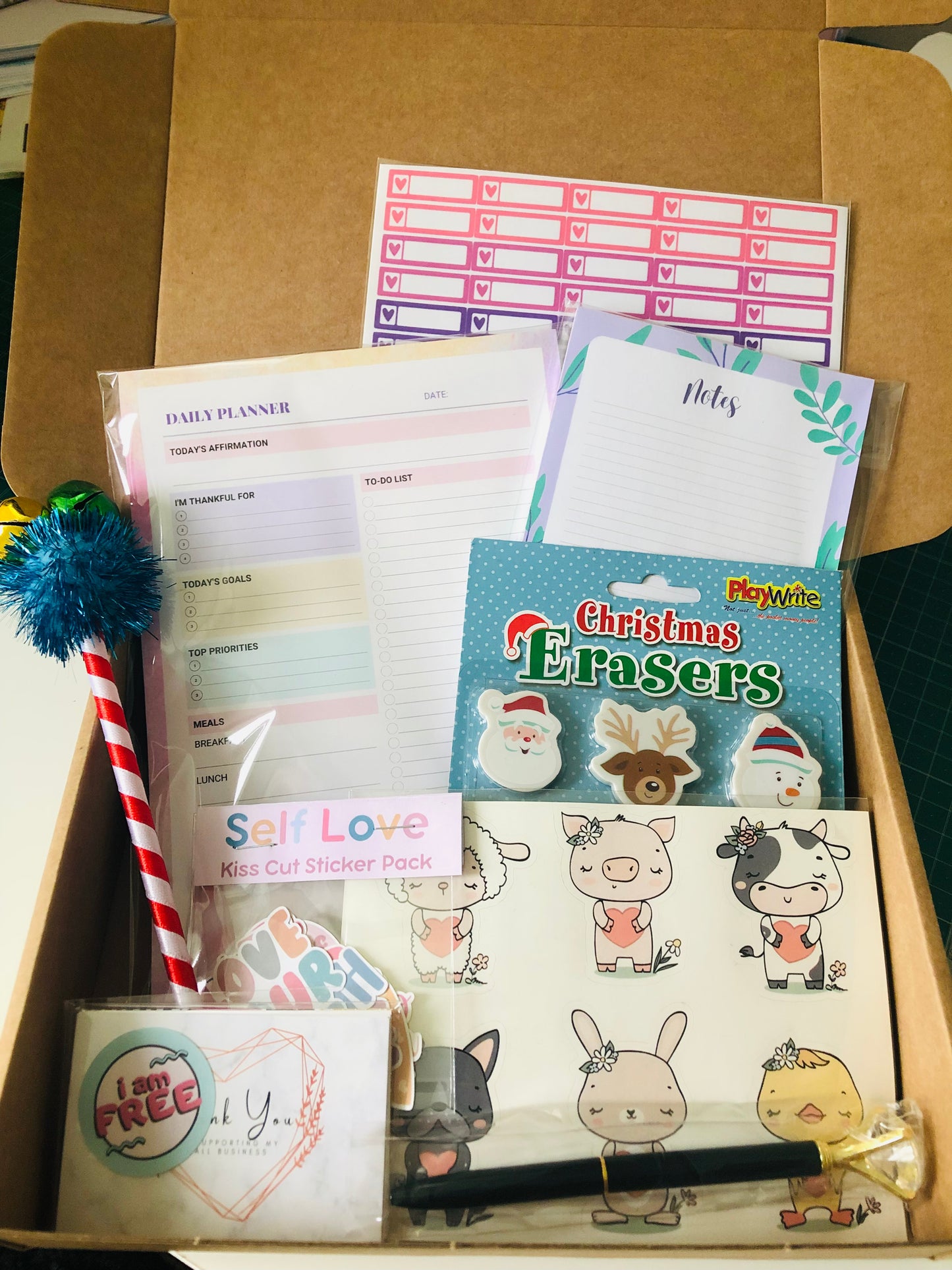 Christmas Stationery Surprise Boxes