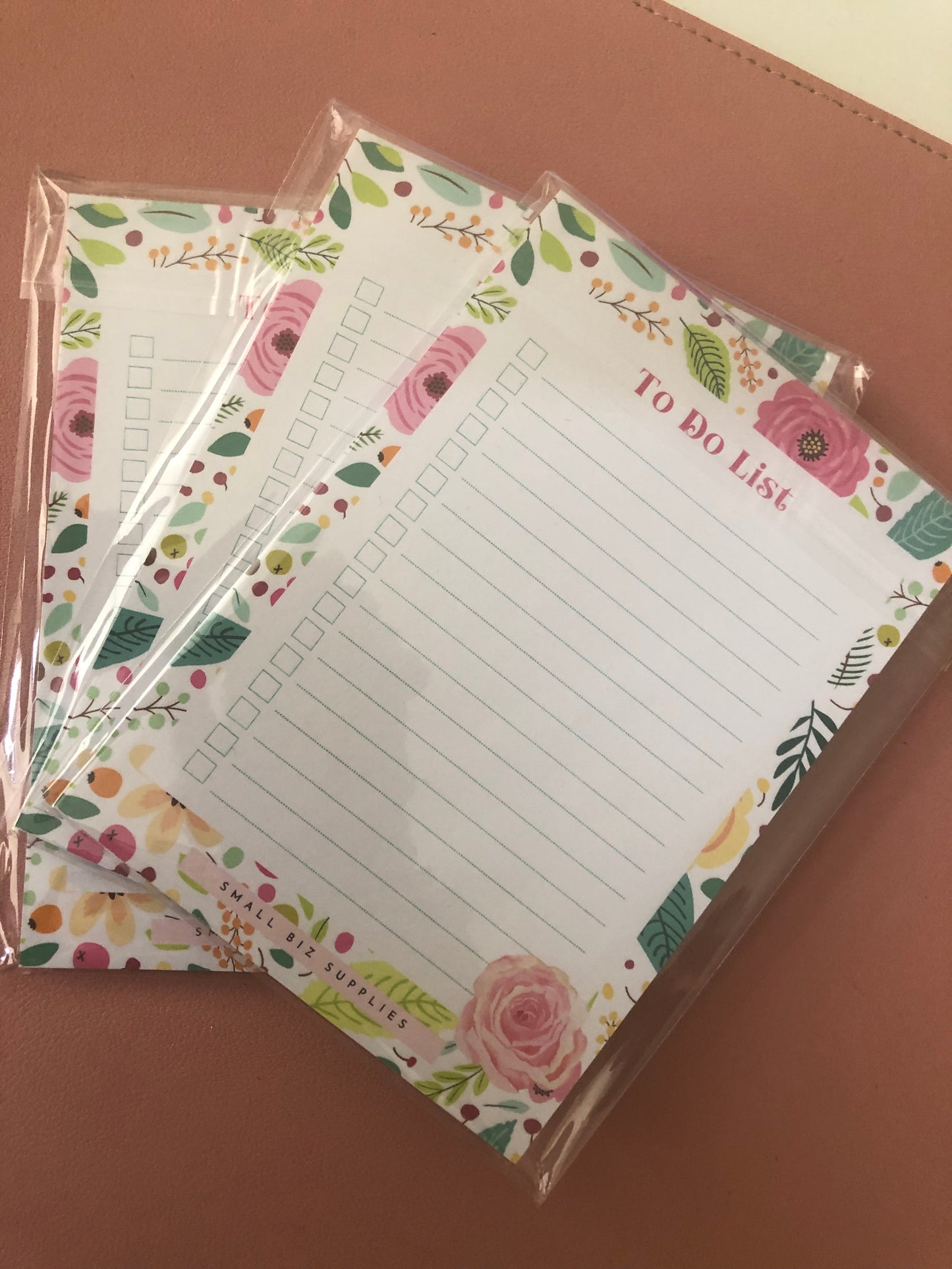 A5 Floral Notepad oops