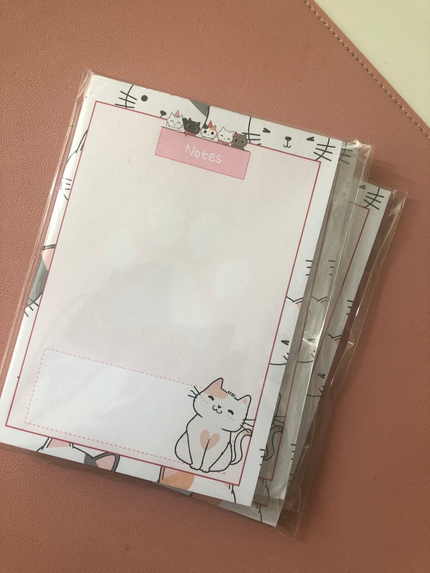 A5 Cat Notepad oops