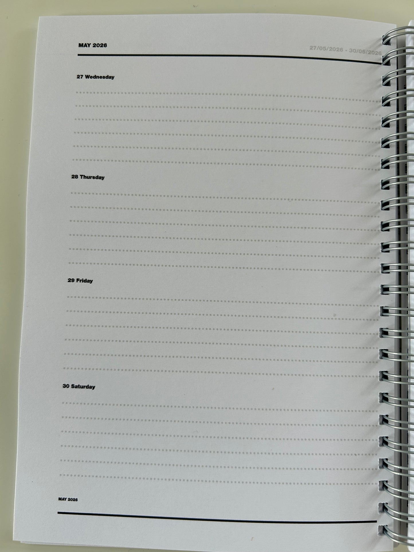 OOPS DIARY - Here We Fucking Go Again 2026 Week To View Diary Spiral Bound A5