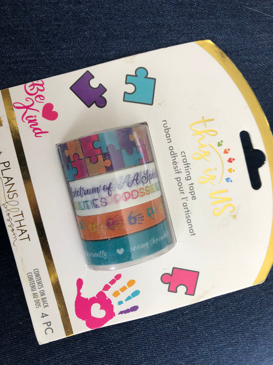 Paper House Production Autism Awareness Washi Set oops