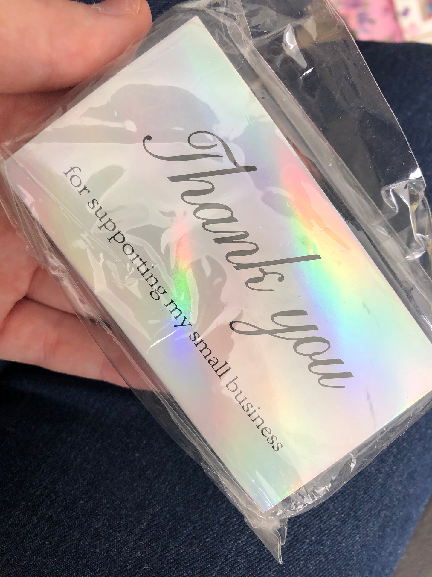 Iridescent Thank You Card Pack