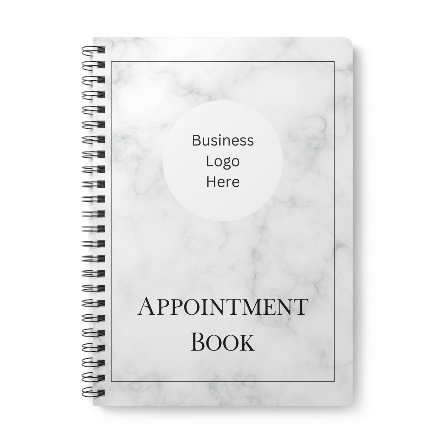 A4 Logo Marble Appointment Book Day Per Page