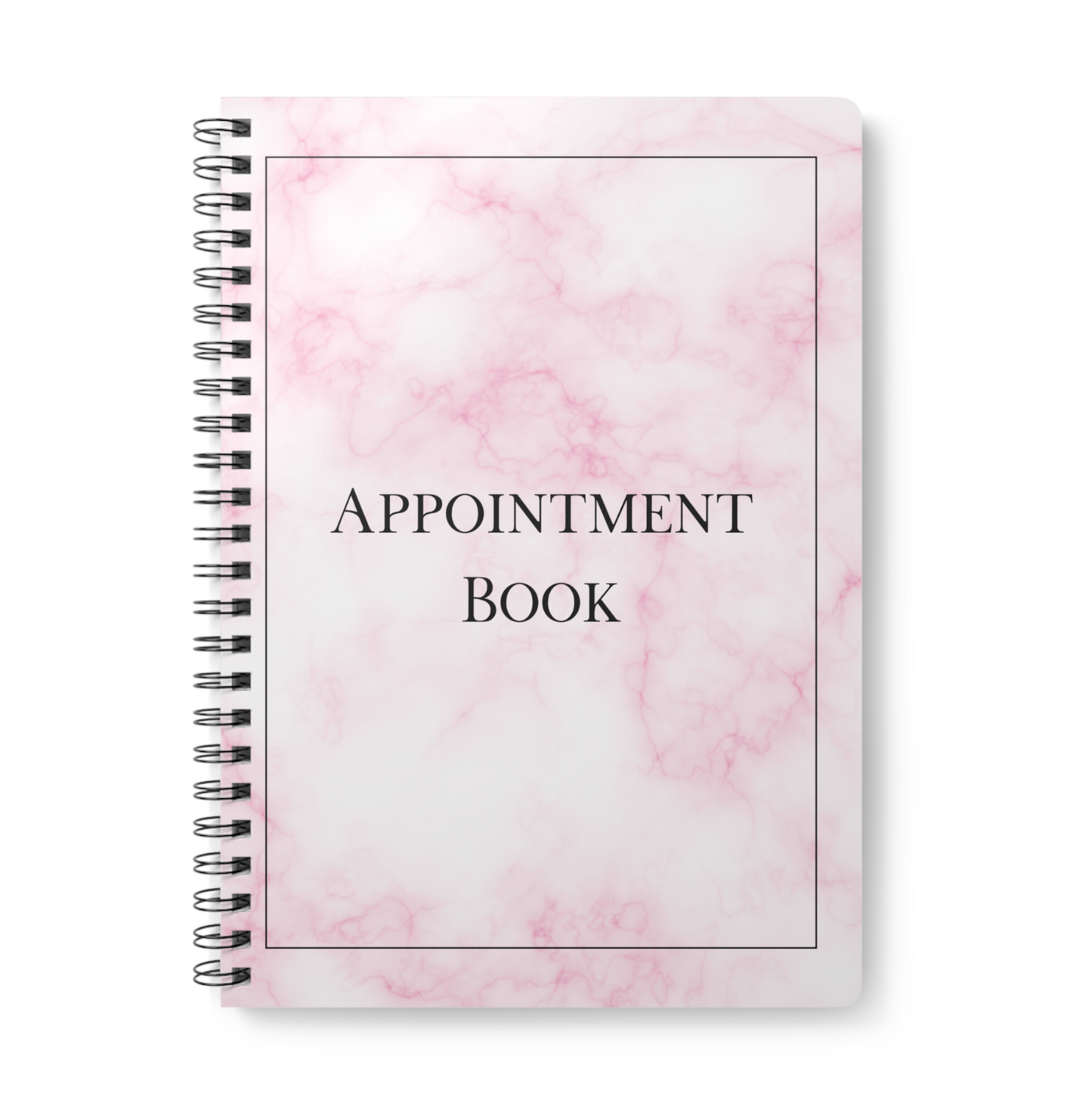 A4 Marble Appointment Book 30 Minute Intervals