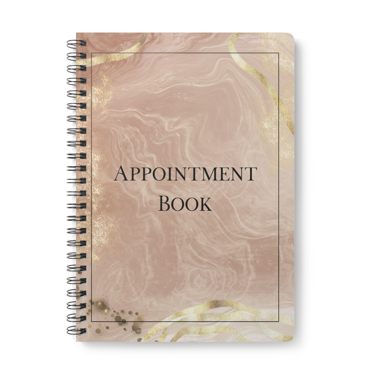 A4 Marble Appointment Book 30 Minute Intervals