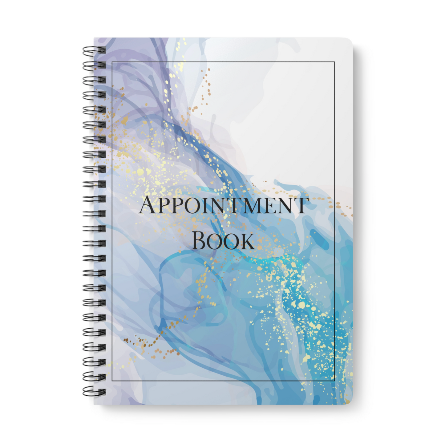 A4 Marble Appointment Book 30 Minute Intervals