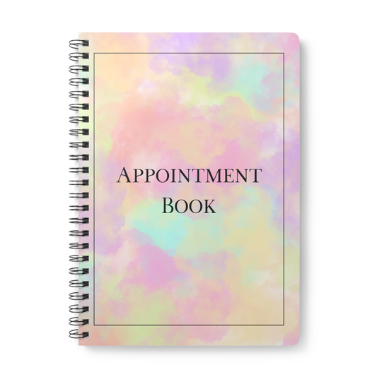 A4 Marble Appointment Book 30 Minute Intervals