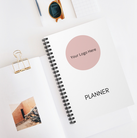 Undated Custom Logo Planner 2025 Diary